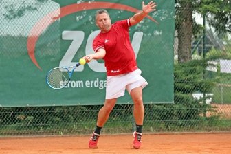 Zwickauer mit Fehlstart - Der für Zwickau spielende Pavel Prochazak musste sich am Samstag in seinem Einzel klar mit 1:6 und 2:6 geschlagen geben.