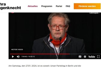 Zwickauer Neurochirurg Warnke bei Wagenknecht-Parteitag: „Deutschland ist multimorbider Intensivpatient“ - Jan-Peter Warnke bei seiner Rede auf dem Parteitag des Bündnisses Sahra Wagenknecht in Berlin.