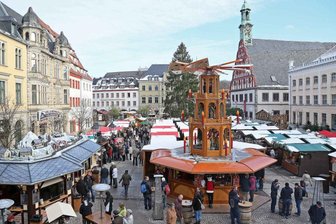 Zwickauer Weihnachtsmarkt eröffnet -