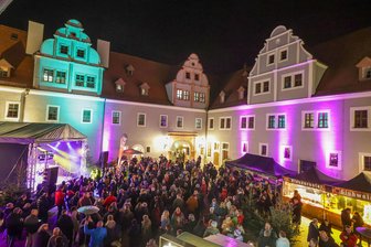 Zwischenfall auf der Aprés-Ski-Party in Glauchau - Die Aprés-Ski-Party in Glauchau hat erstmals im Schlosshof stattgefunden.