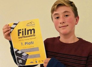 Zwölfjähriger gewinnt Eibenstocker Wettbewerb - Jacob Helm hat den Filmwettbewerb "16:9 für meine Heimat" gewonnen.