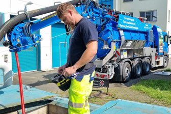 ZWW reinigt mit Hochdruck - 